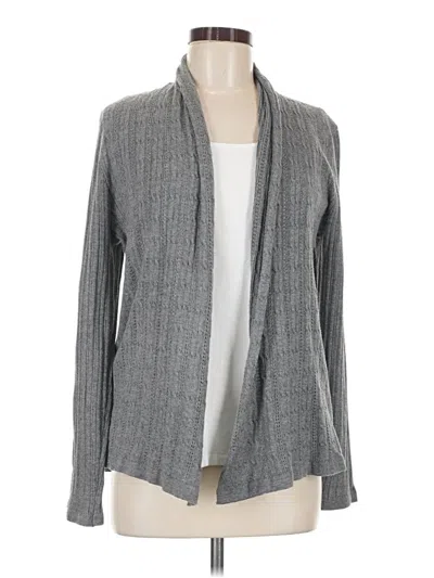 Pre-owned St. John's Bay Cardigan Sweater In Gray