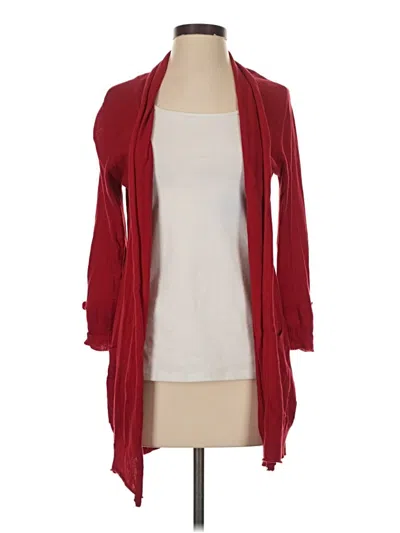 Pre-owned St. John's Bay Cardigan Sweater In Red