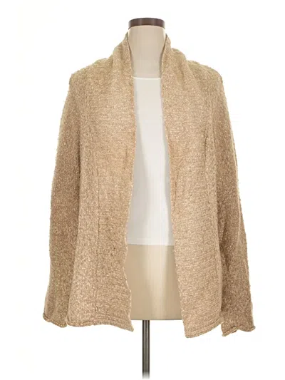 Pre-owned St. John's Bay Cardigan Sweater In Tan
