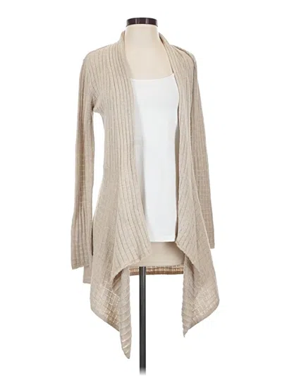 Pre-owned St. John's Bay Cardigan Sweater In Tan