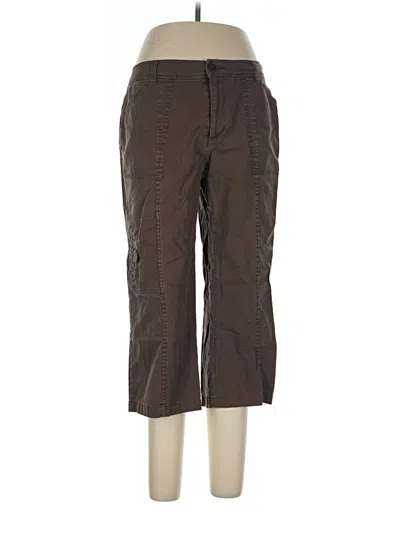 Pre-owned St. John's Bay Cargo Pants In Brown