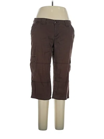 Pre-owned St. John's Bay Cargo Pants In Brown