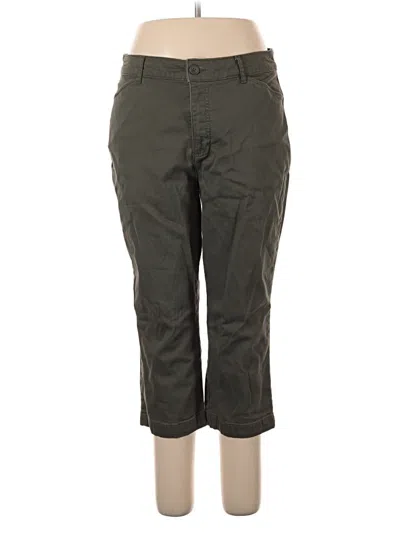 Pre-owned St. John's Bay Cargo Pants In Green