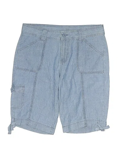 Pre-owned St. John's Bay Cargo Shorts In Blue