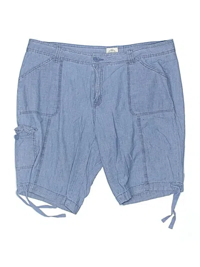 Pre-owned St. John's Bay Cargo Shorts In Blue