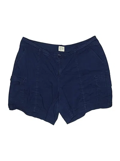 Pre-owned St. John's Bay Cargo Shorts In Blue