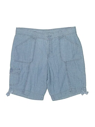 Pre-owned St. John's Bay Cargo Shorts In Blue