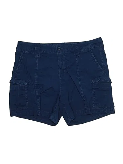 Pre-owned St. John's Bay Cargo Shorts In Blue