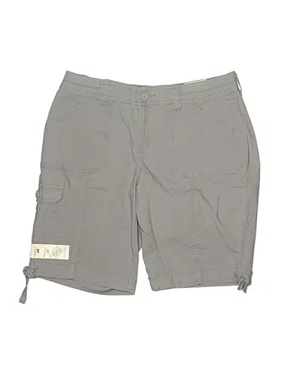 Pre-owned St. John's Bay Cargo Shorts In Gray