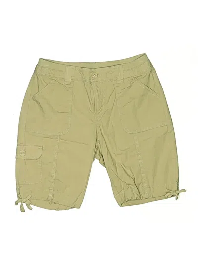 Pre-owned St. John's Bay Cargo Shorts In Green