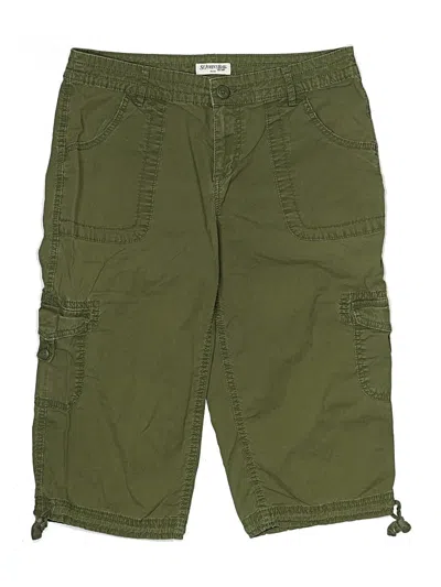 Pre-owned St. John's Bay Cargo Shorts In Green