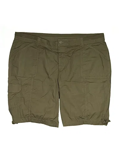 Pre-owned St. John's Bay Cargo Shorts In Green