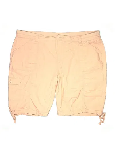 Pre-owned St. John's Bay Cargo Shorts In Orange