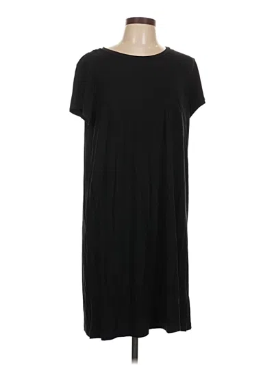 Pre-owned St. John's Bay Casual Dress In Black