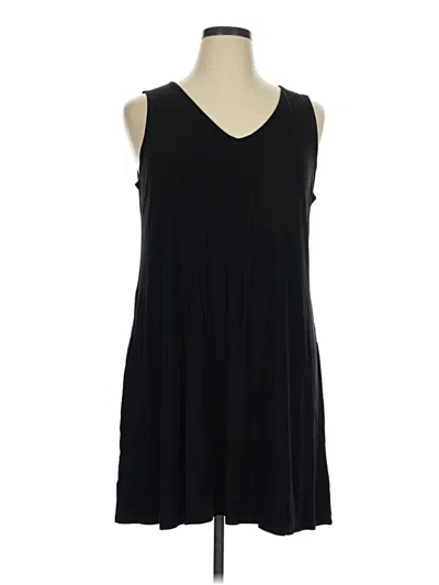 Pre-owned St. John's Bay Casual Dress In Black