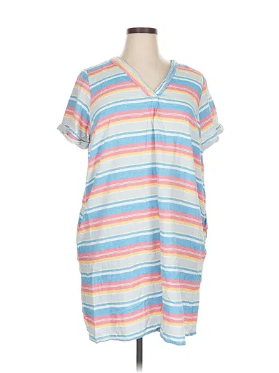 Pre-owned St. John's Bay Casual Dress In Blue