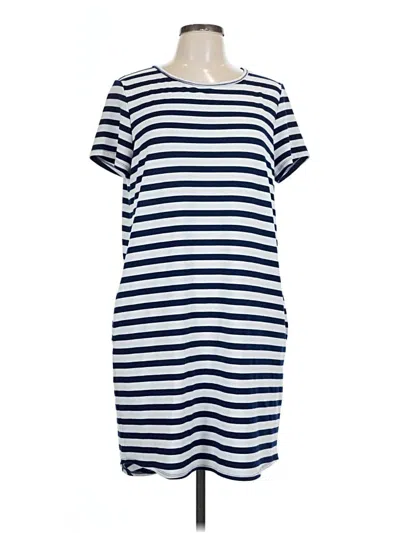 Pre-owned St. John's Bay Casual Dress In Blue