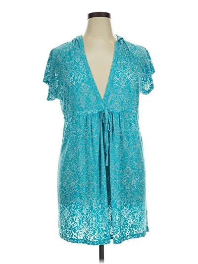 Pre-owned St. John's Bay Casual Dress In Blue