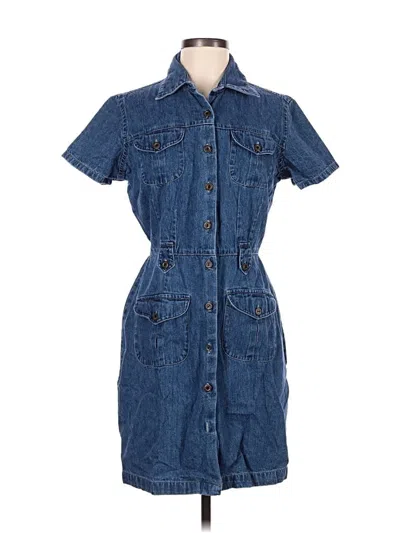 Pre-owned St. John's Bay Casual Dress In Blue