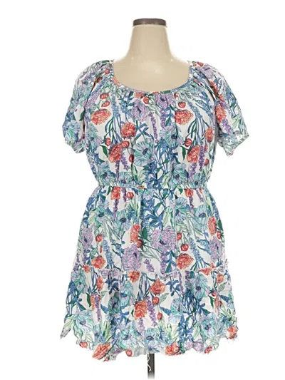 Pre-owned St. John's Bay Casual Dress In Blue