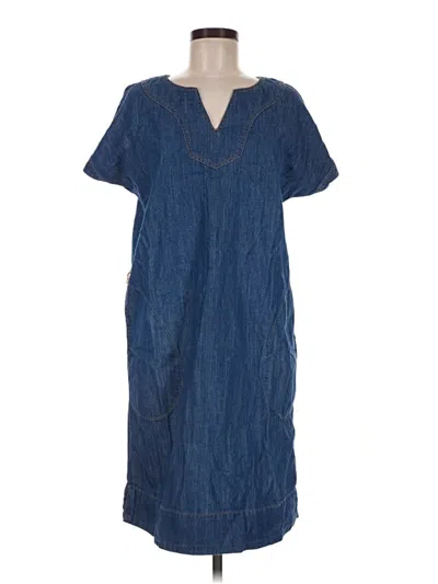 Pre-owned St. John's Bay Casual Dress In Blue