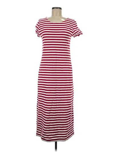 Pre-owned St. John's Bay Casual Dress In Burgundy