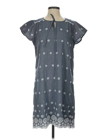 Pre-owned St. John's Bay Casual Dress In Gray