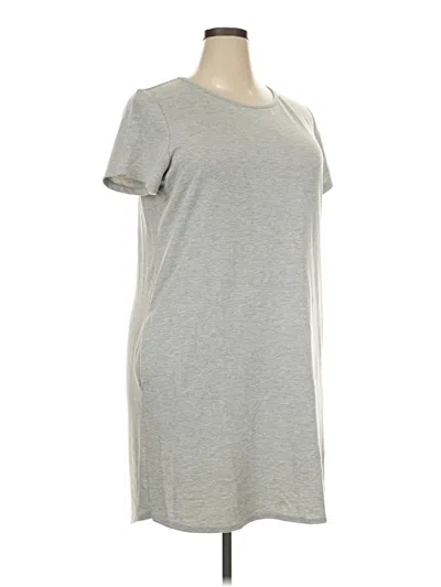 Pre-owned St. John's Bay Casual Dress In Gray