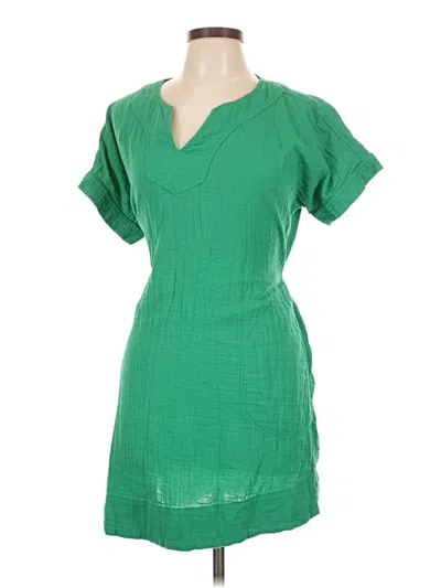 Pre-owned St. John's Bay Casual Dress In Green