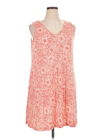 Pre-owned St. John's Bay Casual Dress In Orange