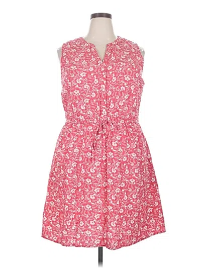 Pre-owned St. John's Bay Casual Dress In Pink
