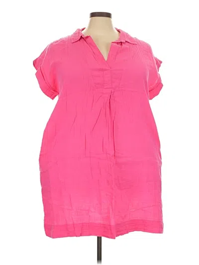 Pre-owned St. John's Bay Casual Dress In Pink