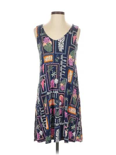 Pre-owned St. John's Bay Casual Dress In Purple
