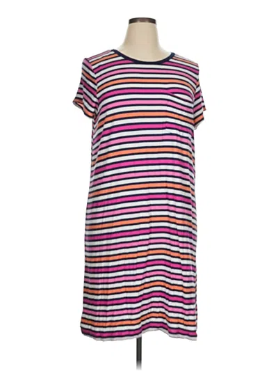 Pre-owned St. John's Bay Casual Dress In Purple