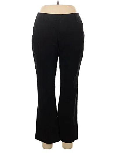 Pre-owned St. John's Bay Casual Pants In Black