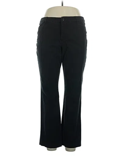 Pre-owned St. John's Bay Casual Pants In Black