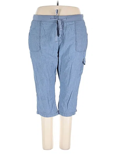 Pre-owned St. John's Bay Casual Pants In Blue