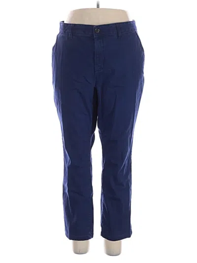 Pre-owned St. John's Bay Casual Pants In Blue