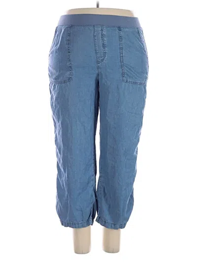 Pre-owned St. John's Bay Casual Pants In Blue