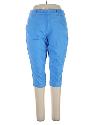 Pre-owned St. John's Bay Casual Pants In Blue