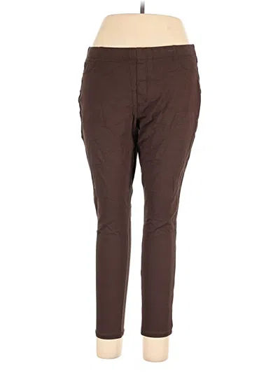 Pre-owned St. John's Bay Casual Pants In Brown