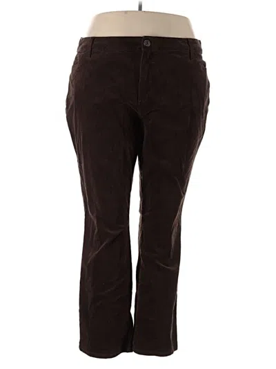Pre-owned St. John's Bay Casual Pants In Brown