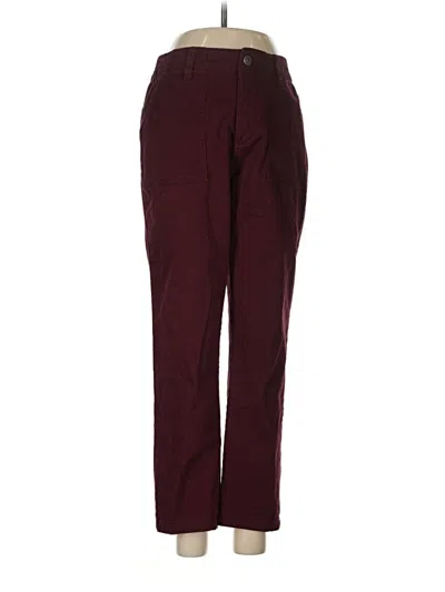 Pre-owned St. John's Bay Casual Pants In Burgundy
