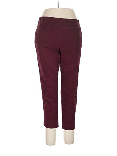 Pre-owned St. John's Bay Casual Pants In Burgundy
