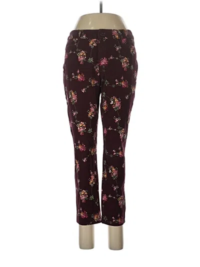 Pre-owned St. John's Bay Casual Pants In Burgundy