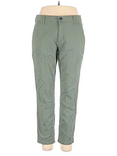 Pre-owned St. John's Bay Casual Pants In Green