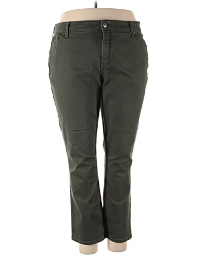 Pre-owned St. John's Bay Casual Pants In Green