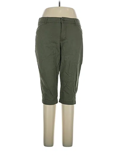 Pre-owned St. John's Bay Casual Pants In Green