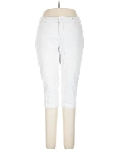 Pre-owned St. John's Bay Casual Pants In Ivory