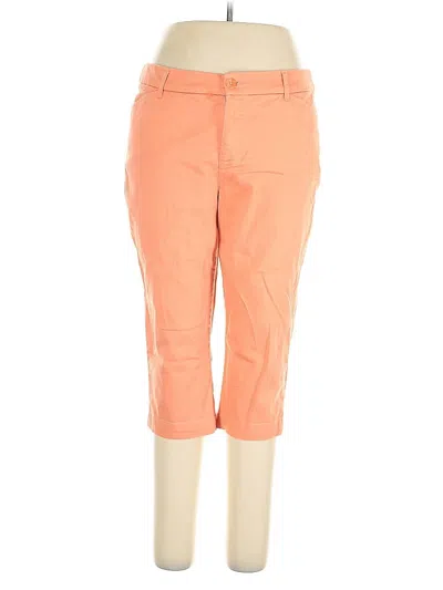 Pre-owned St. John's Bay Casual Pants In Orange